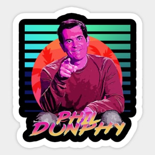 Neon Dreams Series Phil Dunphy Sticker